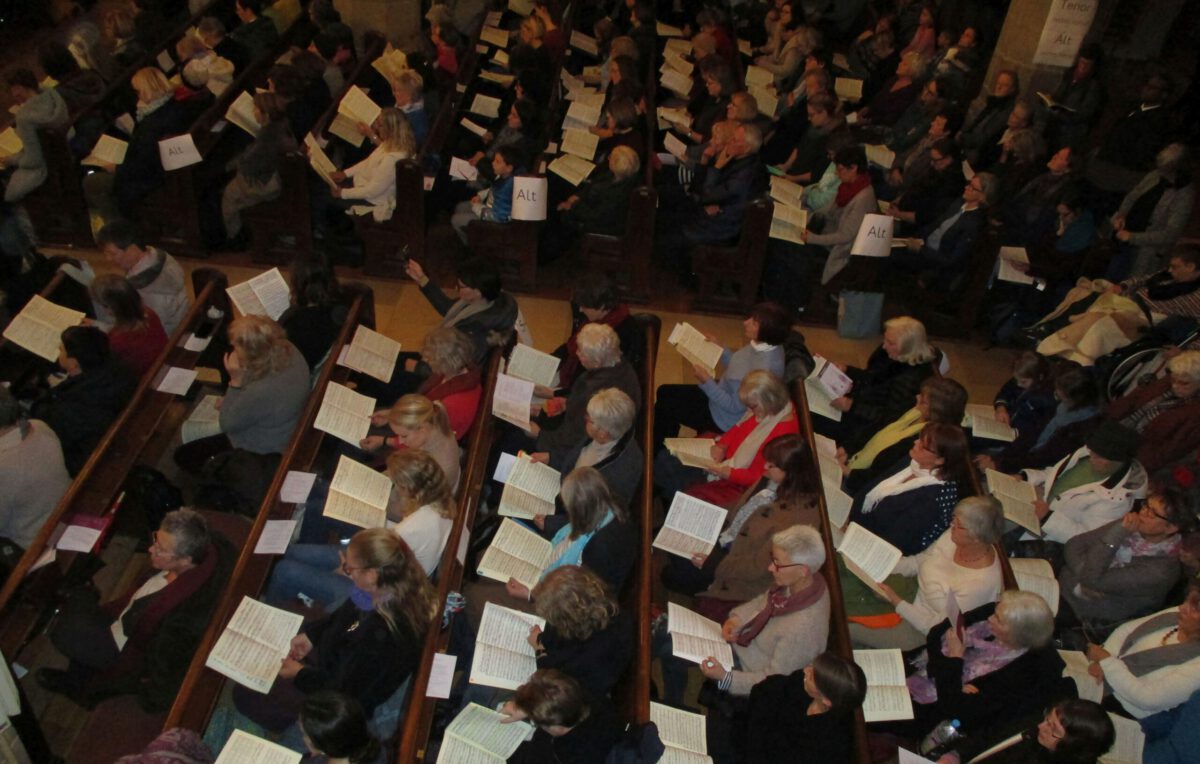 Wie war’s beim Singalong in der Stadtkirche?