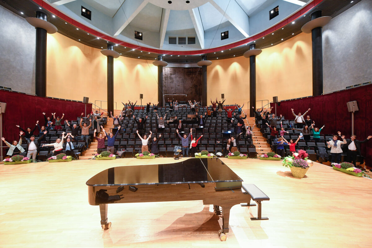 Mitfiebern beim Finale des Wettbewerbs für Liedkunst